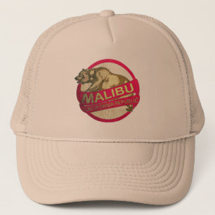 Vintager Bärnhut Malibus Kalifornien Truckerkappe