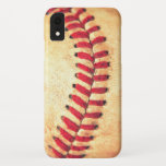 Vintager Basebalball Case-Mate iPhone Hülle<br><div class="desc">Vintager Basebalball</div>