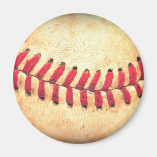 Vintager Basebalball Magnet