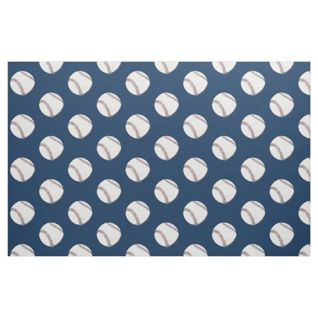 Vintager Basebalball Stoff (Fat Quarter (45,7 x 55,9 cm))