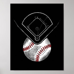Vintager Baseball-Baseball-Player Poster