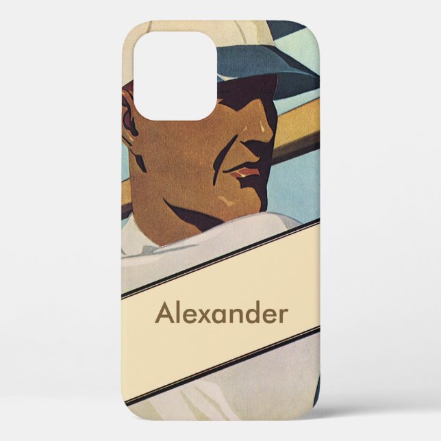 Vintager Baseball-Basketball, Stilkunst Case-Mate iPhone Hülle (Rückseite)