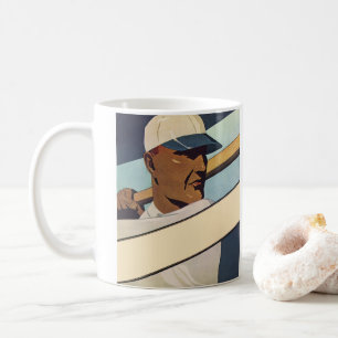 Vintager Baseball-Basketball, Stilkunst Tasse
