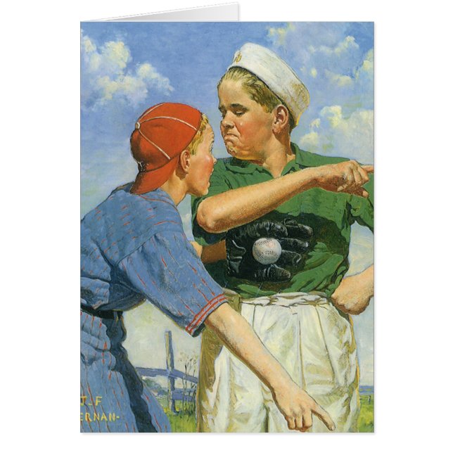 Vintager Baseball, Kinder, Sportler (Vorne)