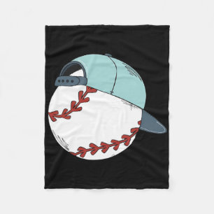 Vintager Baseball mit Cap-Hut für Jungen Männer Fleecedecke