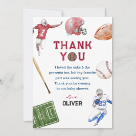 Vintager Baseball Sport Geburtstag Vielen Dank Kar Dankeskarte