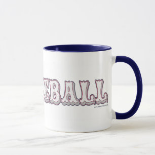 Vintager Baseball-Teig-Diamant-Entwurf Tasse