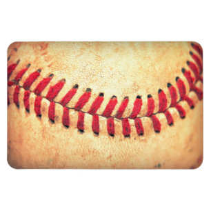 Vintager Baseballball Magnet