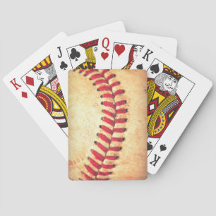 Vintager Baseballball Spielkarten