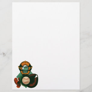 Vintager Baseballspieler, Mitt Flyer