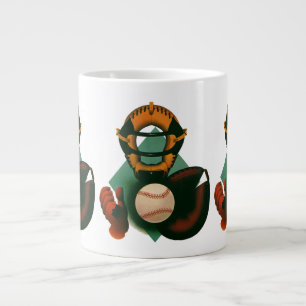 Vintager Baseballspieler, Mitt Jumbo-Tasse