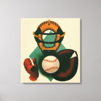 Vintager Baseballspieler, Mitt