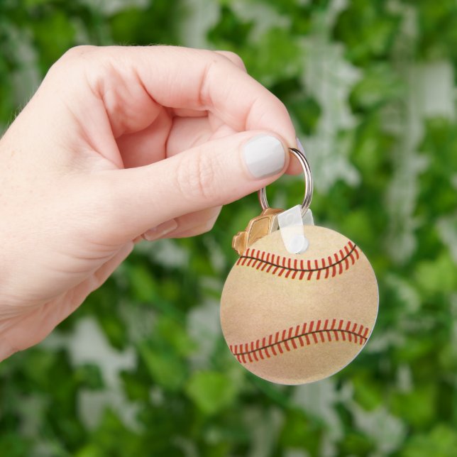 Vintager Baseballspieler, Mitt Schlüsselanhänger (Hand)