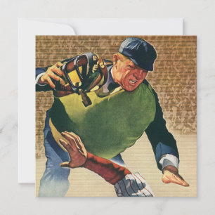 Vintager Baseballspieler, Umpire