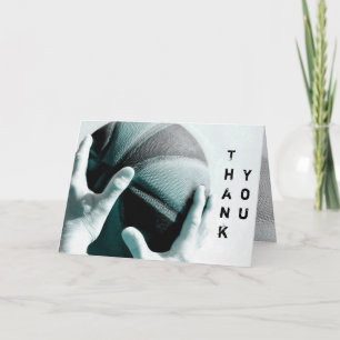 Vintager Basketball DANK Dankeskarte