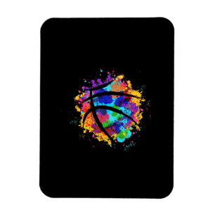 Vintager Basketball Grafikdesign Cool Basketball Magnet