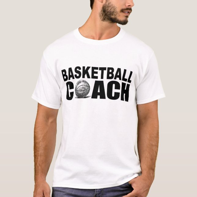Vintager Basketball-Trainer T-Shirt (Vorderseite)