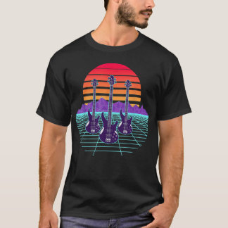 Vintager Bassist, Gitarrengitarrist Musi T-Shirt
