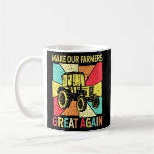 Vintager Bauer rückwärts - landwirtschaftliche Bet Kaffeetasse