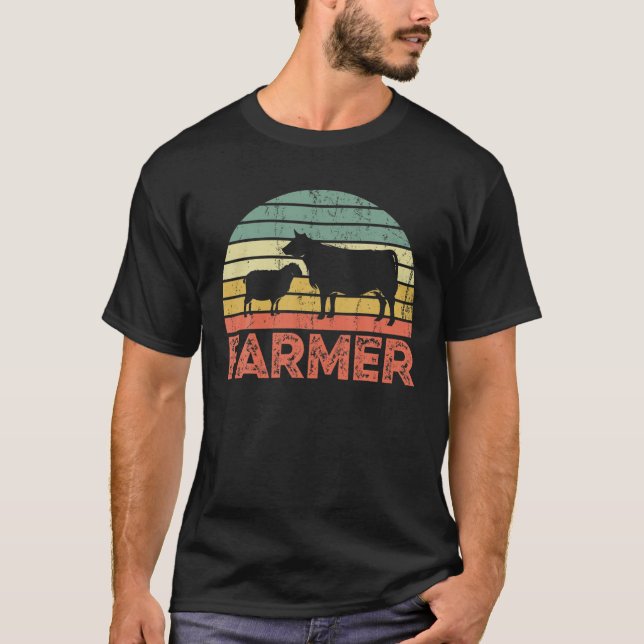 Vintager Bauer T-Shirt (Vorderseite)