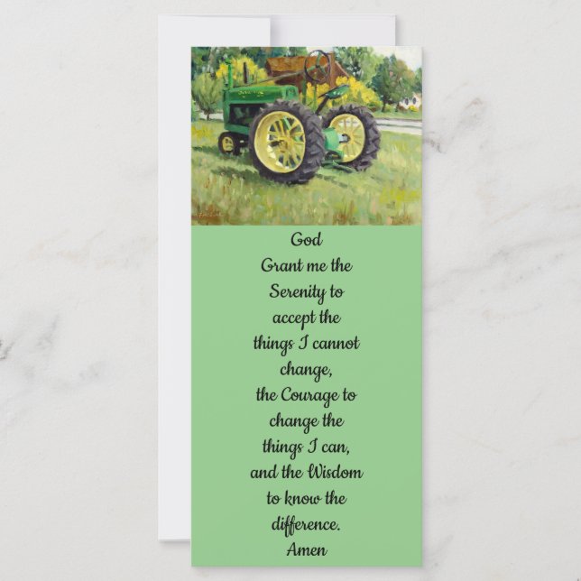 Vintager Bauernhof Karte (Vorderseite)