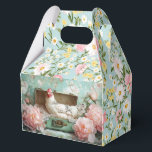 Vintager Bauernhof Rustikales Hen & Floral Ostern Geschenkschachtel<br><div class="desc">Feiern Sie Ostern mit diesem Vintagen Bauernhof-Greifkasten, der eine wunderschön illustrierte Henne in einem rustikalen Koffer beherbergt, umgeben von sanften Pastellfloralen auf einem zarten blauen Hintergrund. Diese Shabby Chic-Geschenkboxen ist ideal für Osterfeiern, Leckereien, Gastgeschenke und Frühjahrsfeiern. Egal, ob Sie einen Osterbrunch, eine Babydusche oder eine Ansammlung im Bauernstil beherbergen, diese...</div>