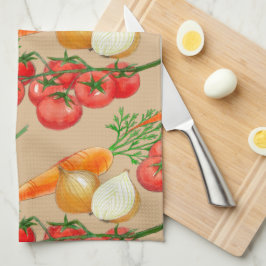 Vintager Bauernhof Rustikales Taupe Wasserfarbe Ve Geschirrtuch