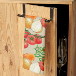 Vintager Bauernhof Rustikales Taupe Wasserfarbe Ve Geschirrtuch