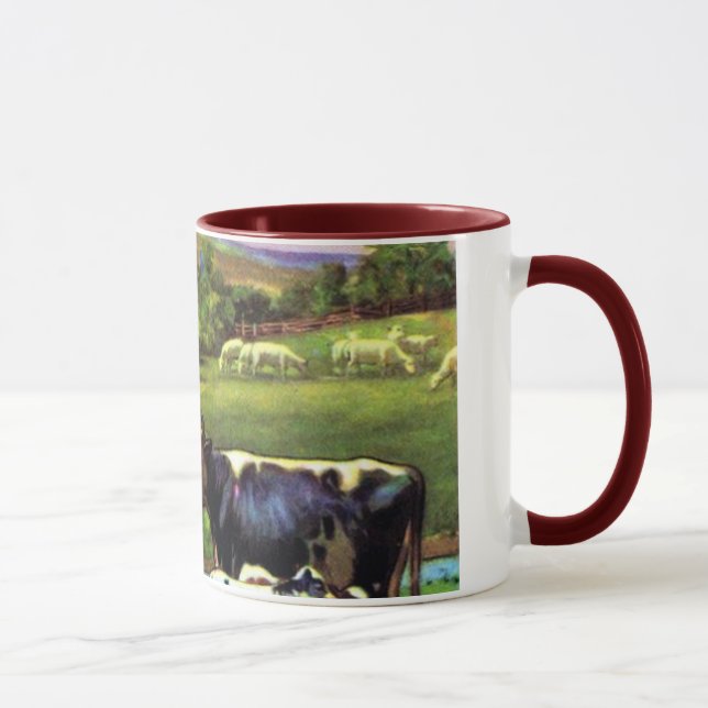 Vintager Bauernhof Tasse (Rechts)