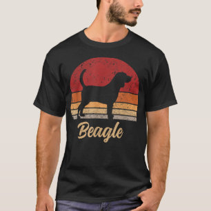 Vintager Beagle Dog Pet Lovers Men Women Boys T-Shirt