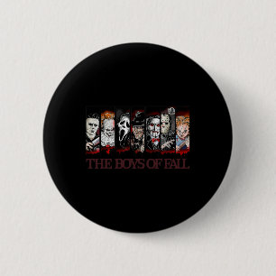 Vintager Beängstigender Horror Film Halloween-Ernt Button