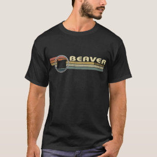 Vintager BEAVER im Stil der 80er Jahre oder T-Shirt