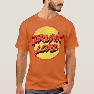 Vintager bekümmerter Betrunkener Herr T-Shirt