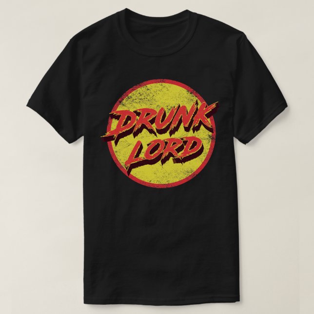 Vintager bekümmerter Betrunkener Herr T-Shirt (Design vorne)