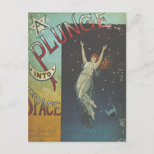 Vintager Bereich der 1890er Jahre Postkarte (Vorderseite)