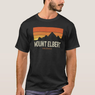Vintager Berg Elbert Colorado Berge Wandern T-Shirt