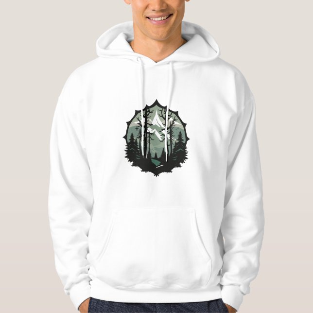 Vintager Berg Hoodie (Vorderseite)