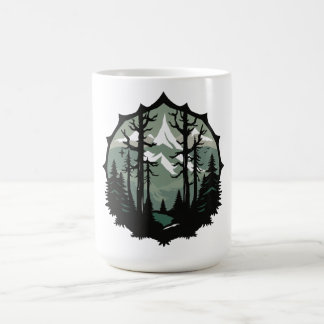 Vintager Berg Kaffeetasse