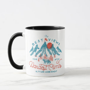 Vintager BergWolf Klettern Wandern im Freien Tasse
