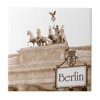 Vintager Berlin-Entwurf Fliese