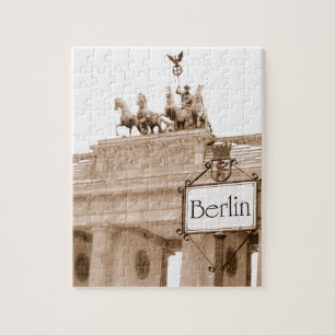 Vintager Berlin-Entwurf Puzzle