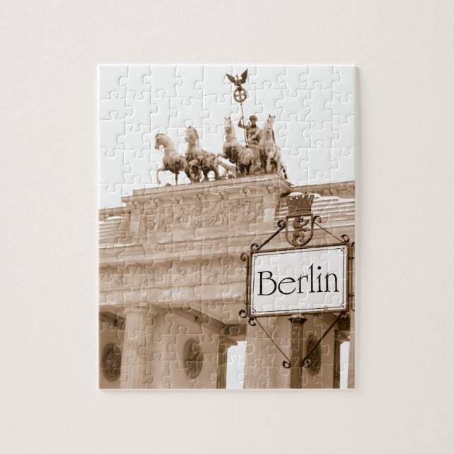 Vintager Berlin-Entwurf Puzzle (Vertikal)