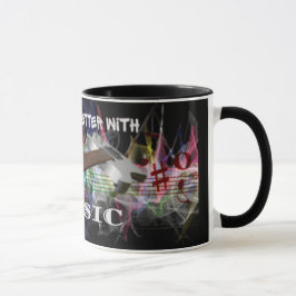 Vintager Beruflicher Musiklehrer Tasse