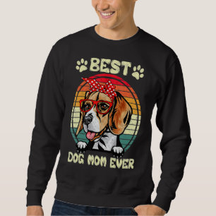 Vintager bester Beagle Mama je Dog Mama Mutter's D Sweatshirt