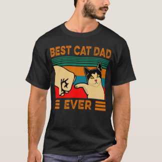 Vintager bester Cat-Vater je T-Shirt
