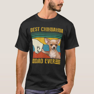 Vintager bester Chihuahua-Vater je toll für Daddy  T-Shirt