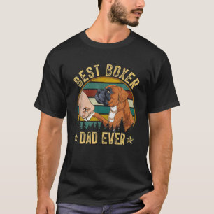 Vintager bester Dog Boxer Vater je Bump Fit Gesche T-Shirt