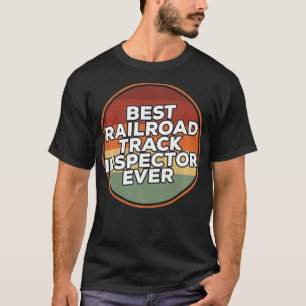 Vintager bester Eisenbahnstreckeninspektor je 1 T-Shirt