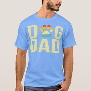 Vintager bester Hund Vater je Paw T-Shirt