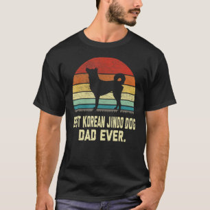 Vintager bester koreanischer Jindo Dog Vater je Hu T-Shirt